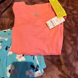Carter's Long Sleeved Coral Pajama Set
